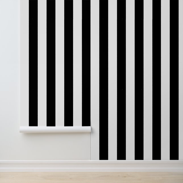 Custom Colours Vertical Stripes Wallpaper (Application)