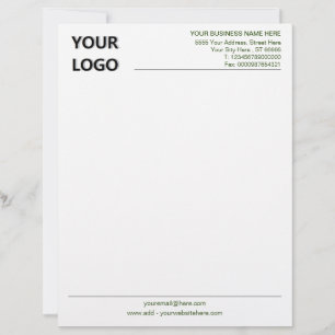 Custom Colours Your Office Letterhead with Logo