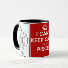 Custom combo mug/Zodiac-Pisces