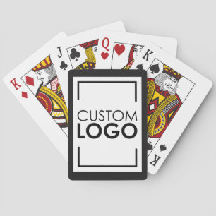 Custom Company Brand Large Business Logo Playing Cards