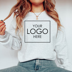 Custom Company Branded Business Logo Crewneck Sweatshirt