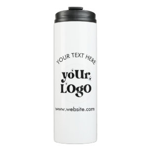 Custom Company Branded Business Logo Thermal Tumbler