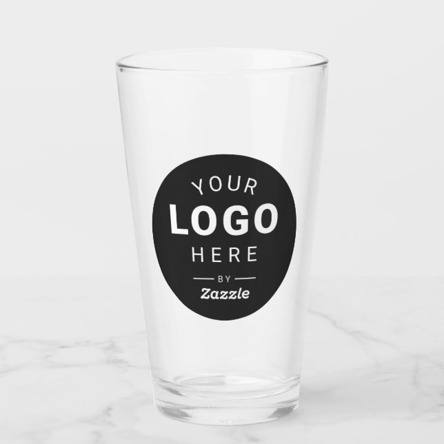 Custom Company Branded Logo Business Glass (Front)
