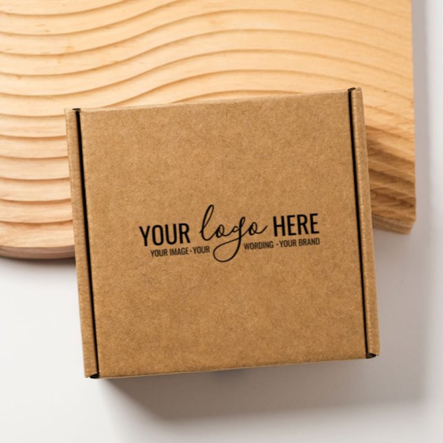 Custom Company Business Chic Typography Basic Logo Self-inking Stamp (Creator Uploaded)