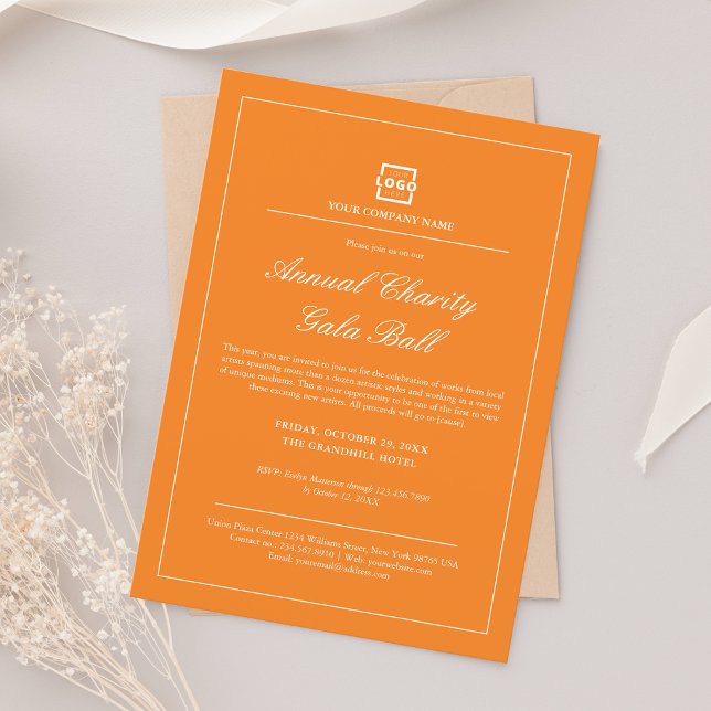 Custom Company Business Corporate Event Party Invitation (Creator Uploaded)