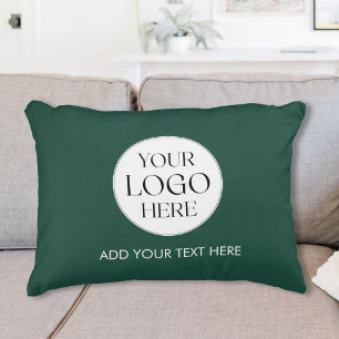 Custom Company Business Logo And Text Promotional Decorative Cushion