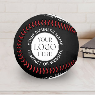 Custom Company Business Logo and Texts Promotional Softball