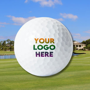 Custom Company Business Logo Branded Golf Balls