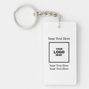 Custom Company Business Logo Branded Professional Key Ring