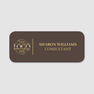 Custom Company Business Logo Employee Magnetic Name Tag