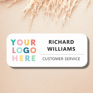 Custom Company Business Logo Employee Magnetic Name Tag