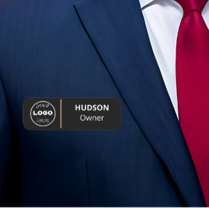 Custom Company Business Logo Employee Name Tag