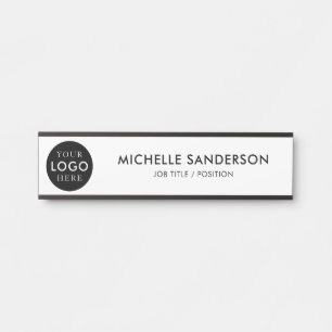 Custom Company Business Logo Employee Staff Door Sign