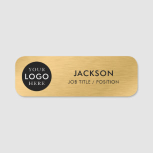 Custom Company Business Logo Employee Staff Name Tag