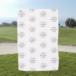Custom Company Business Logo Pattern Promotional Golf Towel
