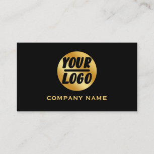Custom company Business Logo Professional black Card