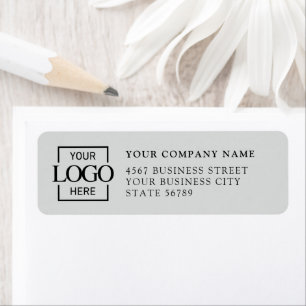 Custom Company Business Logo Return Address