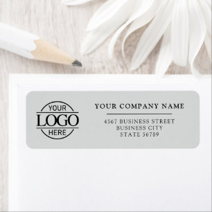 Custom Company Business Logo Return Address