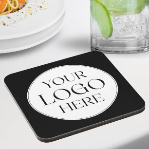 Custom Company Business Logo Simple Coaster