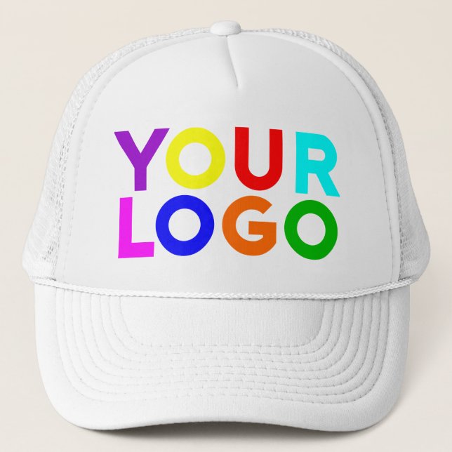 Custom Company Business logo Trucker Hat (Front)