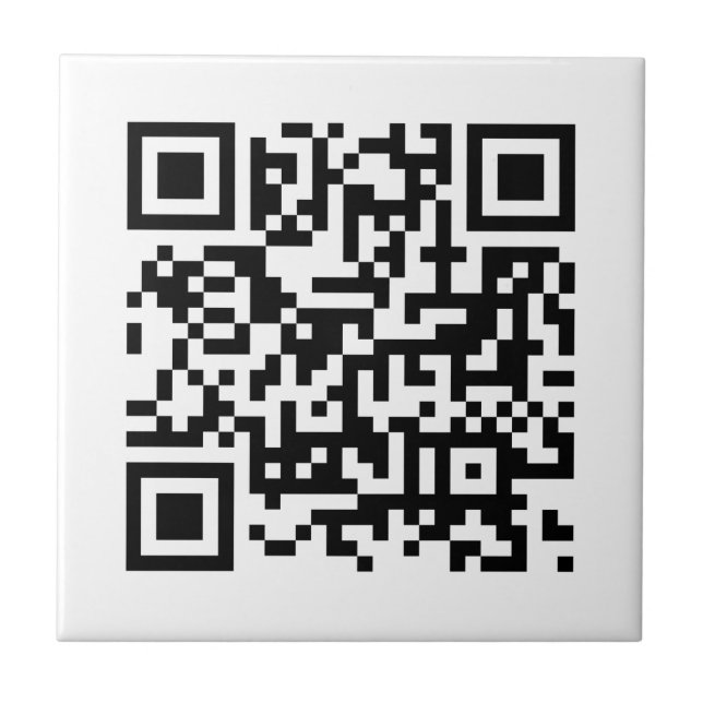 Custom Company Business QR Code Template Small Tile (Front)