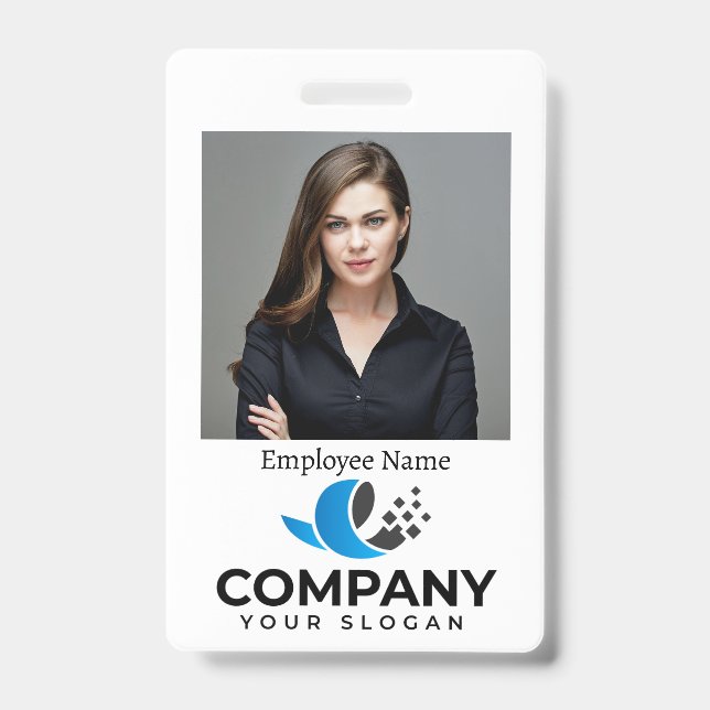 Custom company employee Badge ID Badge (Front)