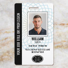 Custom Company Employee ID Photo Badge