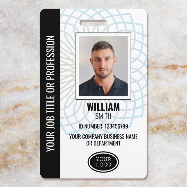 Custom Company Employee ID Photo Badge ID Badge (Creator Uploaded)