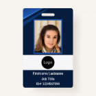 custom company employee id, Photo Logo Bar Code