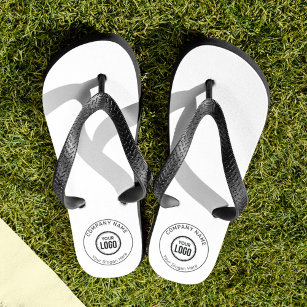 Custom Company Logo And Slogan With Promotional Jandals