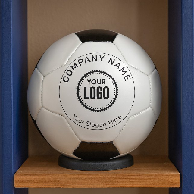 Custom Company Logo And Slogan With Promotional Soccer Ball (Creator Uploaded)