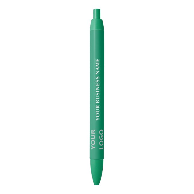 Custom Company Logo and Text Promotional Pen Gift (Front Vertical)