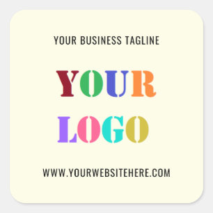 Custom Company Logo and Text Your Business Sticker