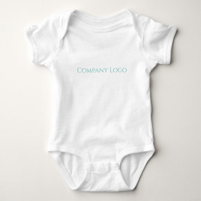 Custom Company Logo Baby Bodysuit (Front)