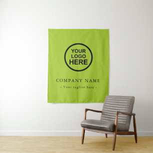 Custom Company Logo Backdrop For Events Tapestry