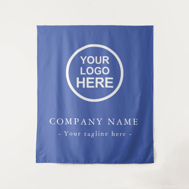 Custom Company Logo Backdrop For Events Tapestry (Front)