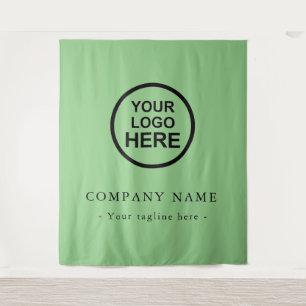 Custom Company Logo Backdrop For Events Tapestry
