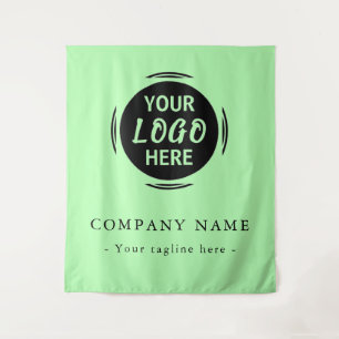 Custom Company Logo Backdrop For Events Tapestry