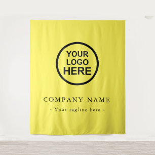 Custom Company Logo Backdrop For Events Tapestry