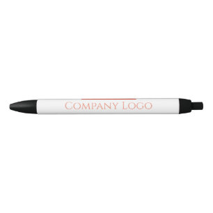 Custom Company Logo Black Ink Pen