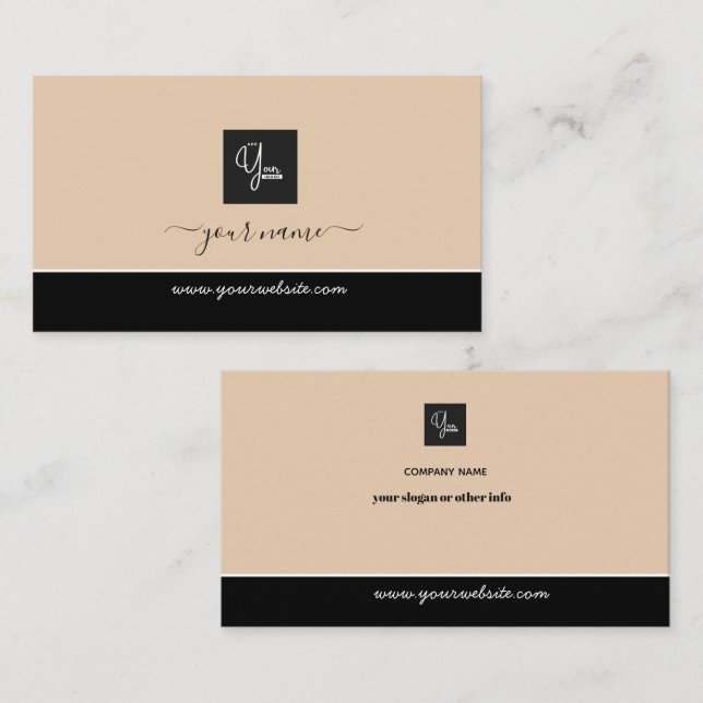 Custom Company Logo Business  Card (Front/Back)