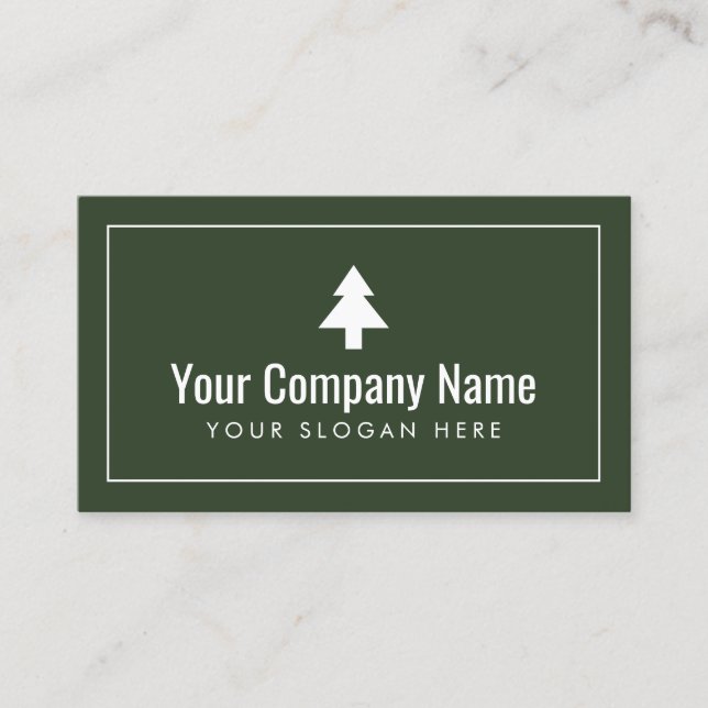 Custom company logo business card templates (Front)
