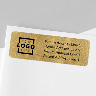 Custom Company Logo Business Label