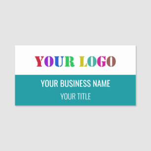 Custom Company Logo Business Name Tag Your Colours