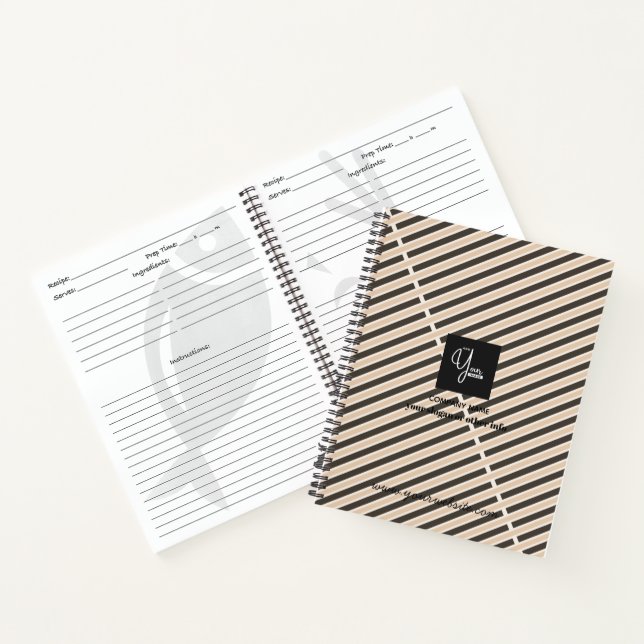 Custom Company Logo Business Notebook (Inside)