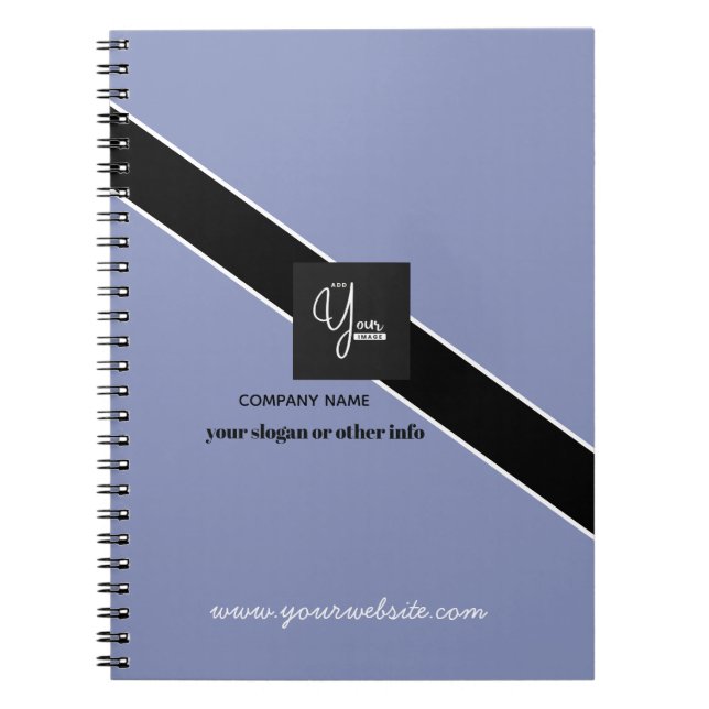 Custom Company Logo Business Notebook (Front)