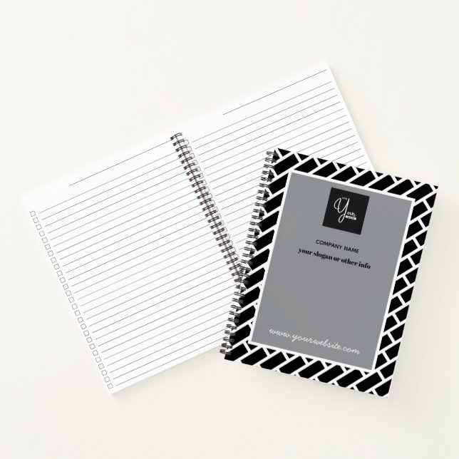 Custom Company Logo Business Notebook (Inside)