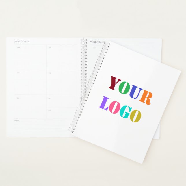 Custom Company Logo Business Planner Template (Display)