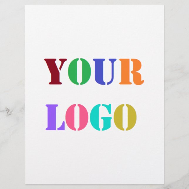 Custom Company Logo Business Promotional Flyer (Front)