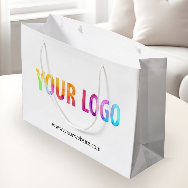 Custom Company Logo Business Promotional Gift Large Gift Bag (Creator Uploaded)
